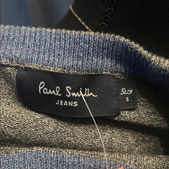 Paul Smith Gray Crewneck Sweater Relaxed Fit - Picture 2 of 4